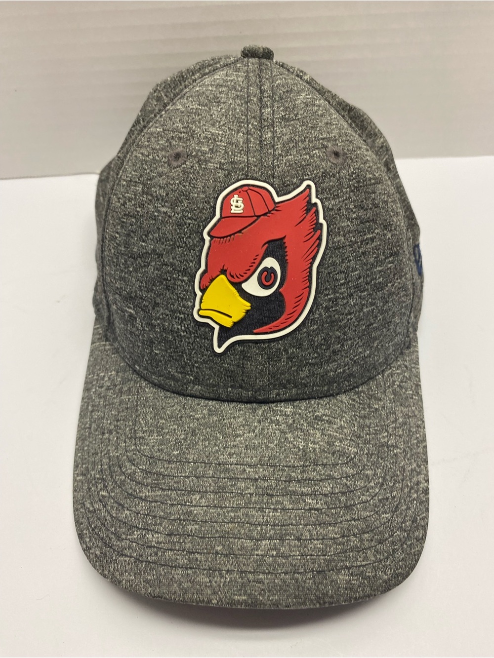 New Era Gray St. Louis Cardinals Patch and Yellow Beak hat